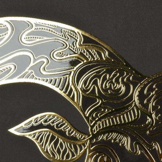 Znamení zvěrokruhu Beran 3D Zlatý Plakát