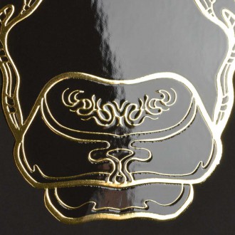 Znamení zvěrokruhu Býk 3D Zlatý Plakát