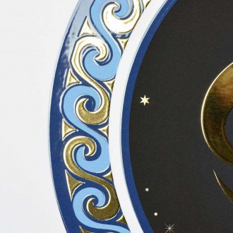 Znamení zvěrokruhu 2 Rak 3D Zlatý Plakát