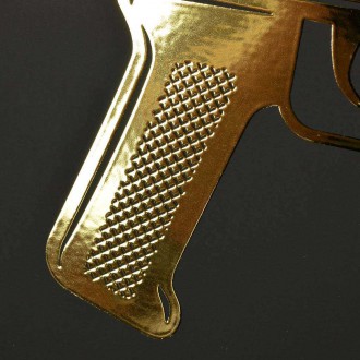 AK-47 2 3D Zlatý Plakát