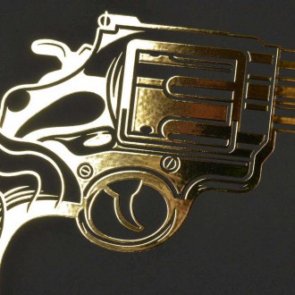 Magnum 45 3D Zlatý Plakát