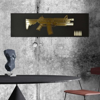 M4 grenade launcher 3D Zlatý Plakát