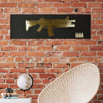 M4 grenade launcher 3D Zlatý Plakát