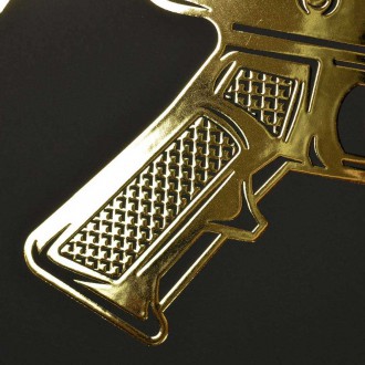 M4 grenade launcher 3D Zlatý Plakát