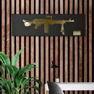 M240 machine gun 3D Zlatý Plakát