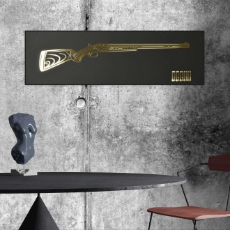 Shotgun 3D Zlatý Plakát