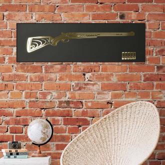 Shotgun 3D Zlatý Plakát