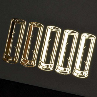 Shotgun 3D Zlatý Plakát