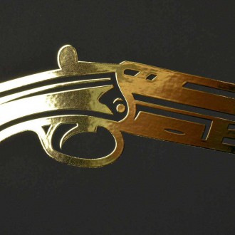 Shotgun 3D Zlatý Plakát