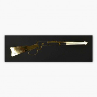 Winchester rifle 3D Zlatý Plakát
