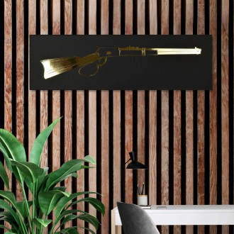 Winchester rifle 3D Zlatý Plakát