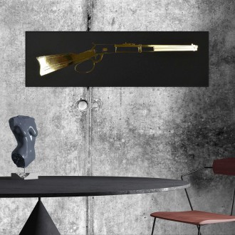 Winchester rifle 3D Zlatý Plakát