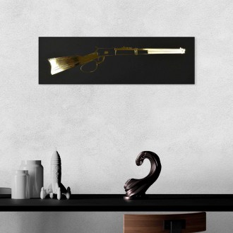 Winchester rifle 3D Zlatý Plakát