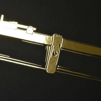 Winchester rifle 3D Zlatý Plakát