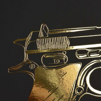 CZ 75 3D Zlatý Plakát