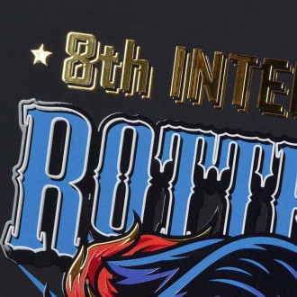 Tetovací festival Rotterdam Panter 3D Zlatý Plakát