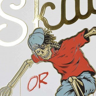 Skejtuj nebo zemři Kalifornie 3D Zlatý Plakát