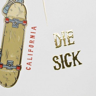 Skejtuj nebo zemři Kalifornie 3D Zlatý Plakát