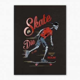 Skejtuj nebo zemři 2 3D Zlatý Plakát