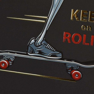 Skejtuj nebo zemři 2 3D Zlatý Plakát