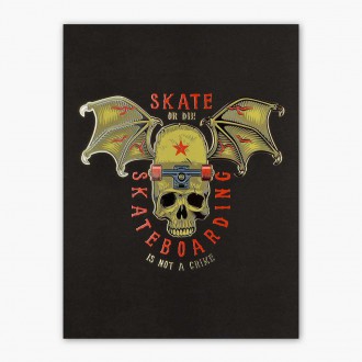 Skejtuj nebo zemři 4 3D Zlatý Plakát