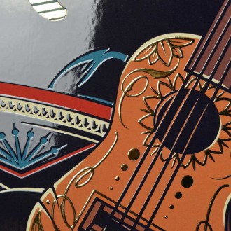 Viva Mexico 3D Zlatý Plakát