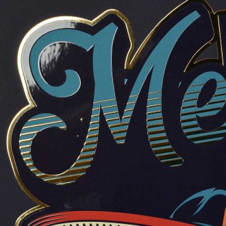 Viva Mexico 3D Zlatý Plakát