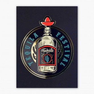 Tequila festival 3D Zlatý Plakát