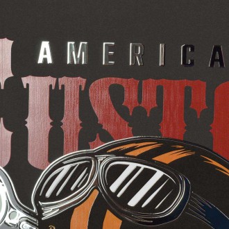 Live to ride 3D Stříbrný Plakát