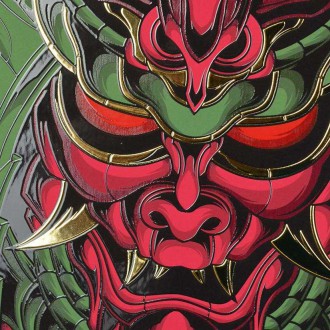 Cyber samurai 3D Zlatý Plakát