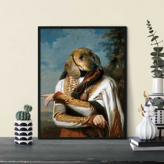 Portrét mazlíčka Hussar