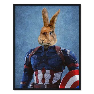 Portrét mazlíčka Captain America