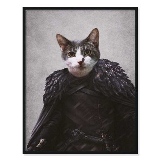 Portrét mazlíčka Jon Snow