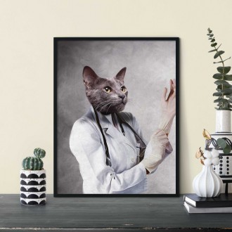 Portrét mazlíčka Mrs. Doctor