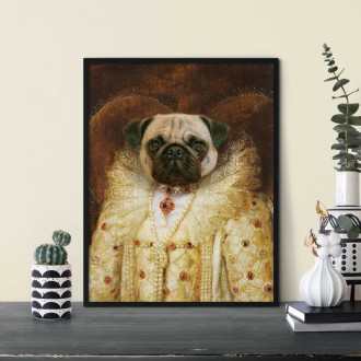 Portrét mazlíčka Queen