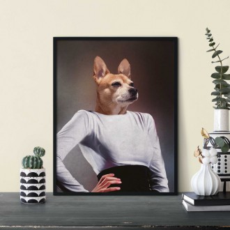 Portrét mazlíčka Retro