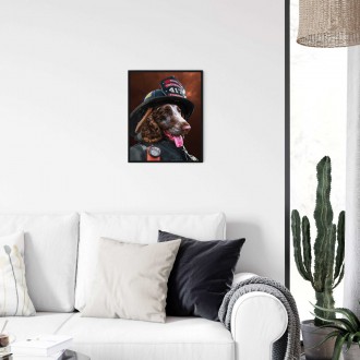 Portrét mazlíčka Firefighter