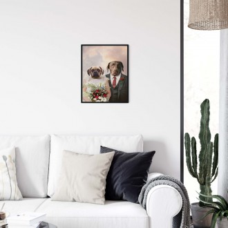 Portrét mazlíčka Newlyweds