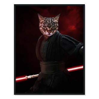 Portrét mazlíčka Darth Meowl