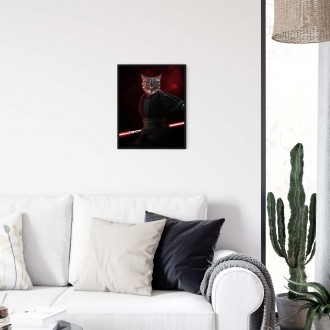 Portrét mazlíčka Darth Meowl