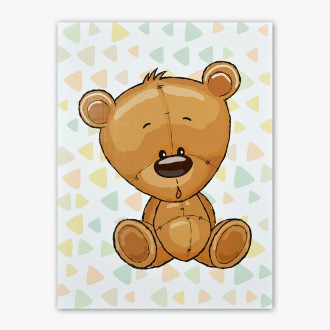 Hnědý Medvídek 3D Obraz