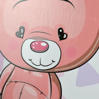 Růžový Zajíček 3D Obraz