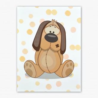 Sedící Štěně 3D Obraz