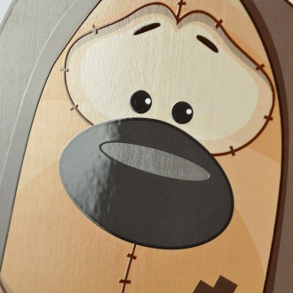 Sedící Štěně 3D Obraz