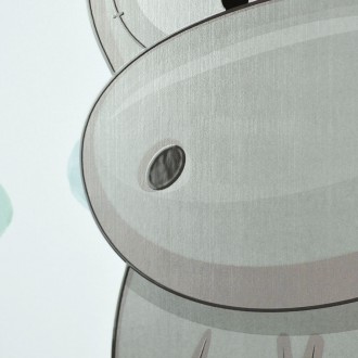 Sedící Hrošík 3D Obraz