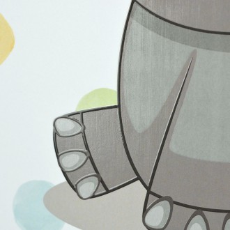 Sedící Hrošík 3D Obraz