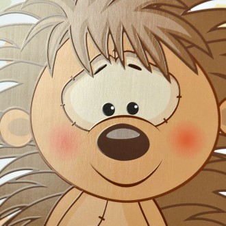 Sedící Ježek 3D Obraz