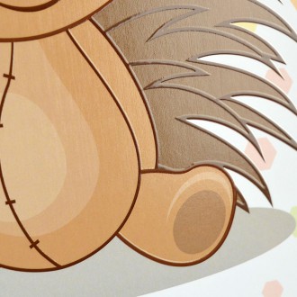 Sedící Ježek 3D Obraz