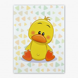 Sedící Kachňátko 3D Obraz