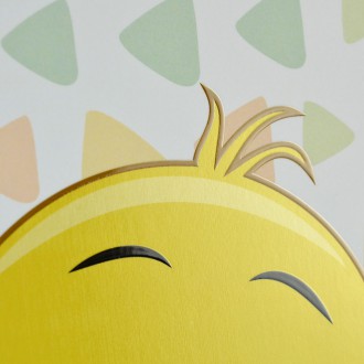 Sedící Kachňátko 3D Obraz